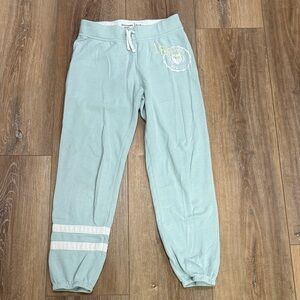 Abercrombie Kids Mint Joggers with White Stripes